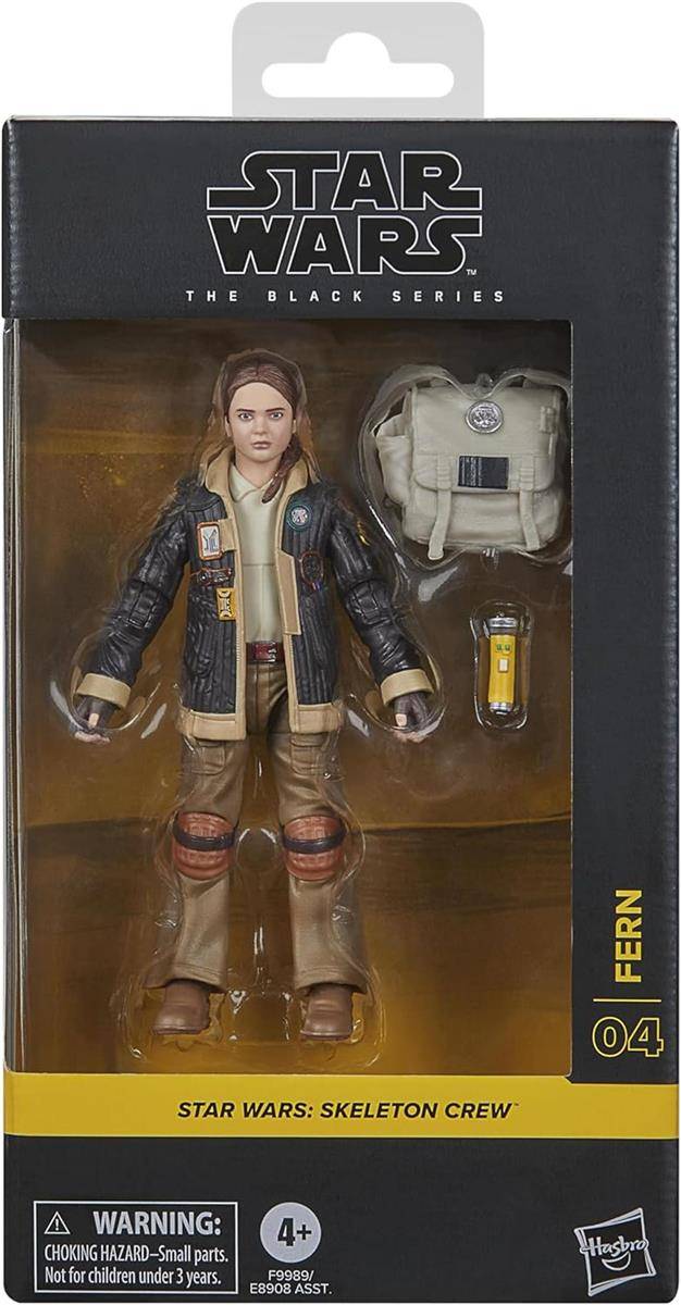 Star Wars The Black Series „Skeleton Crew" Fern-Actionfigur in Schachtelverpackung, mit Zubehör-Rucksack und Werkzeug, gekennzeichnet mit 04.