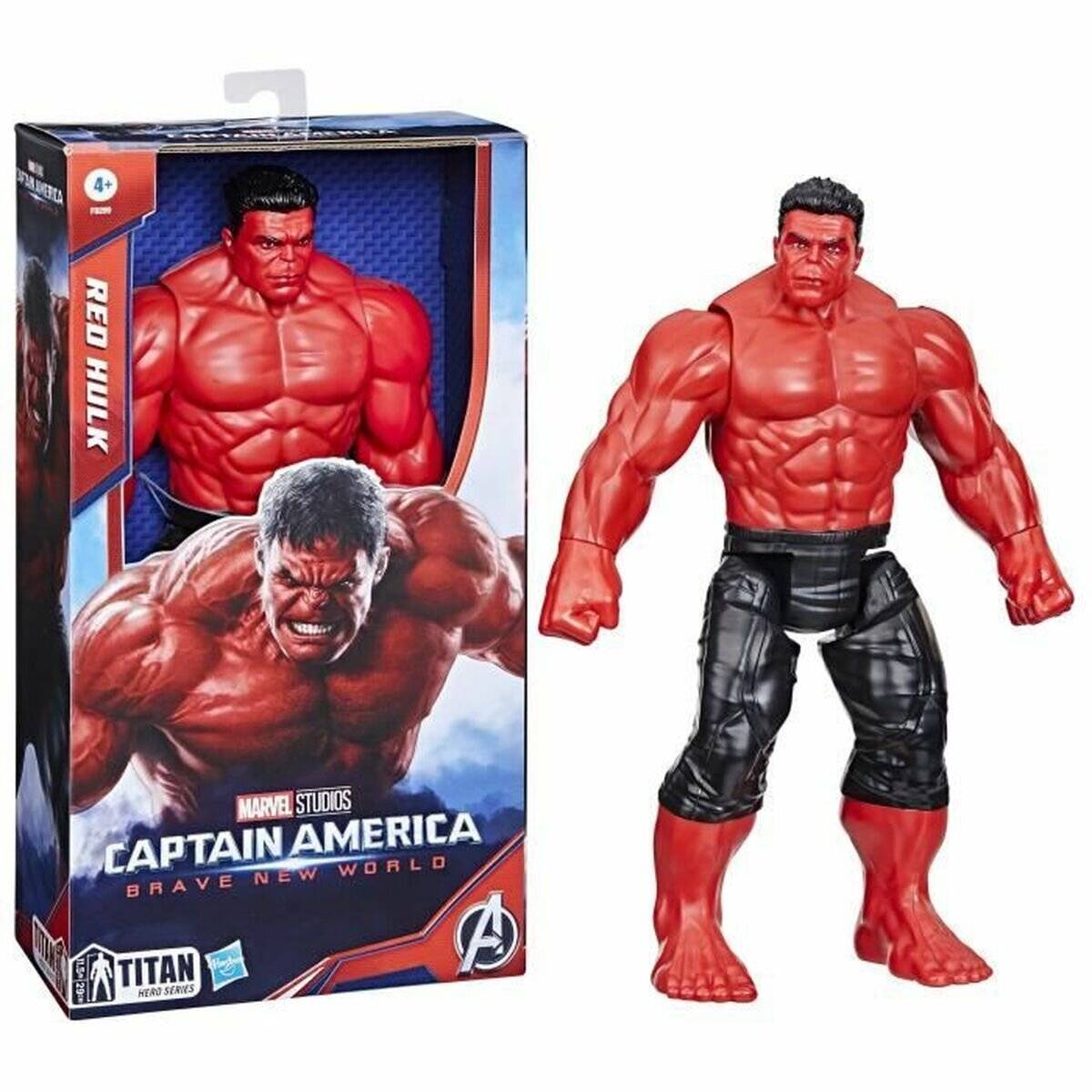 Marvel Avengers Captain America Brave New World Titan Hero Red Hulk Figur 30cm