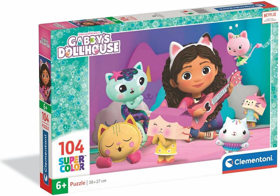 Gabby's Dollhouse 104-teiliges Puzzle Clementoni