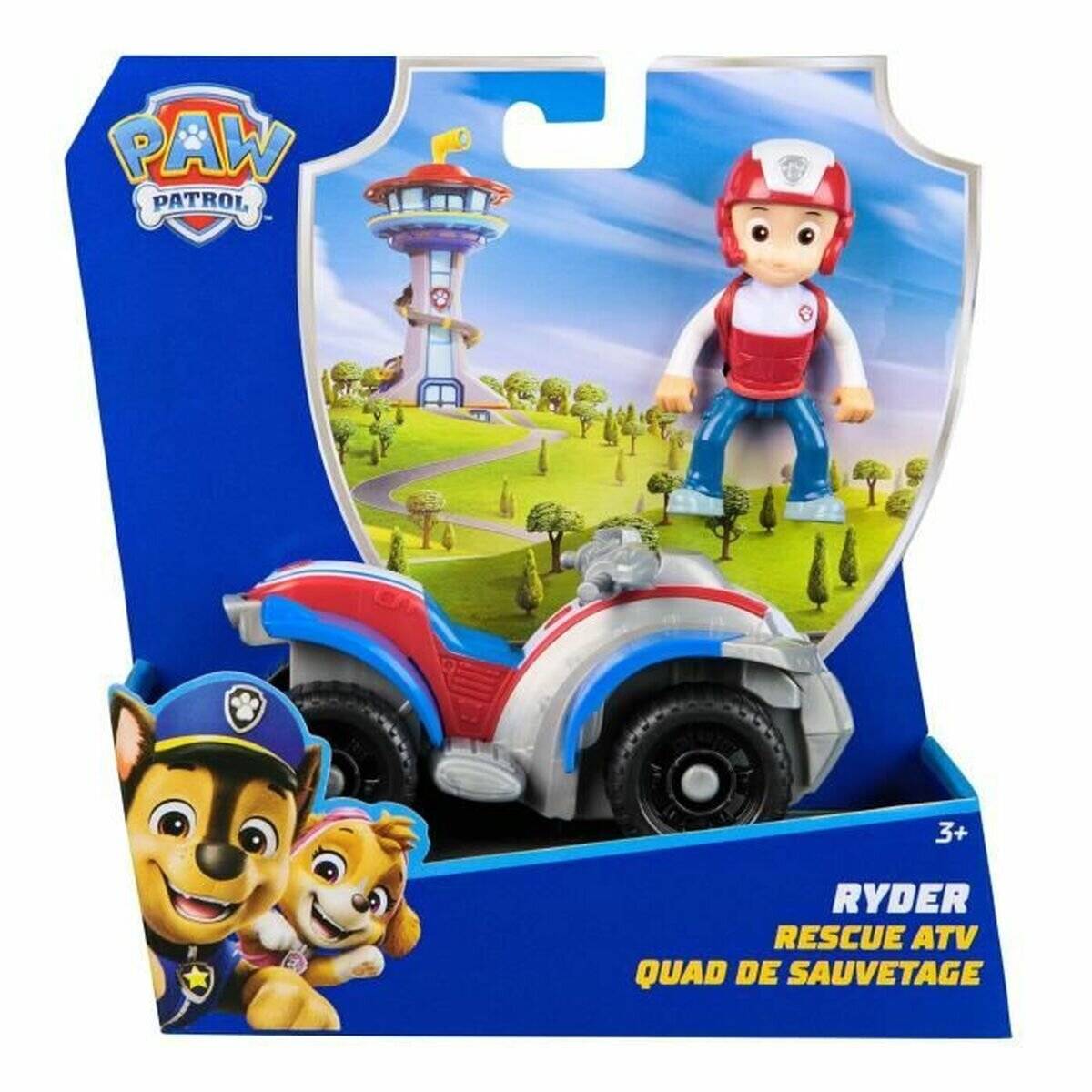 PAW PATROL Quad-Fahrzeug mit Ryder-Figur Fahrzeug Spielzeugauto ab 3 Jahren