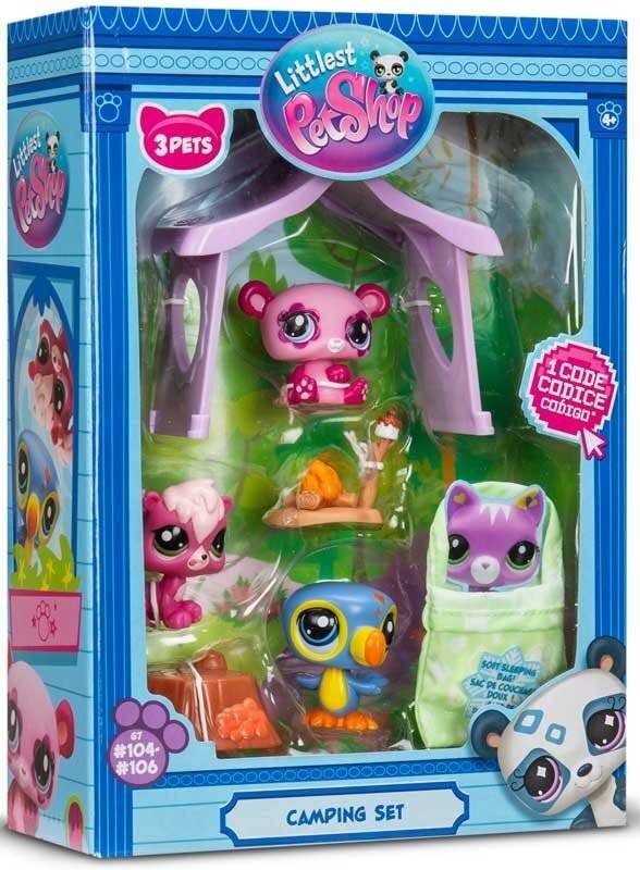 Hasbro Littlest Pet Shop LPS Hrací sada: DobrodruÅ¾ství pÅi kempování