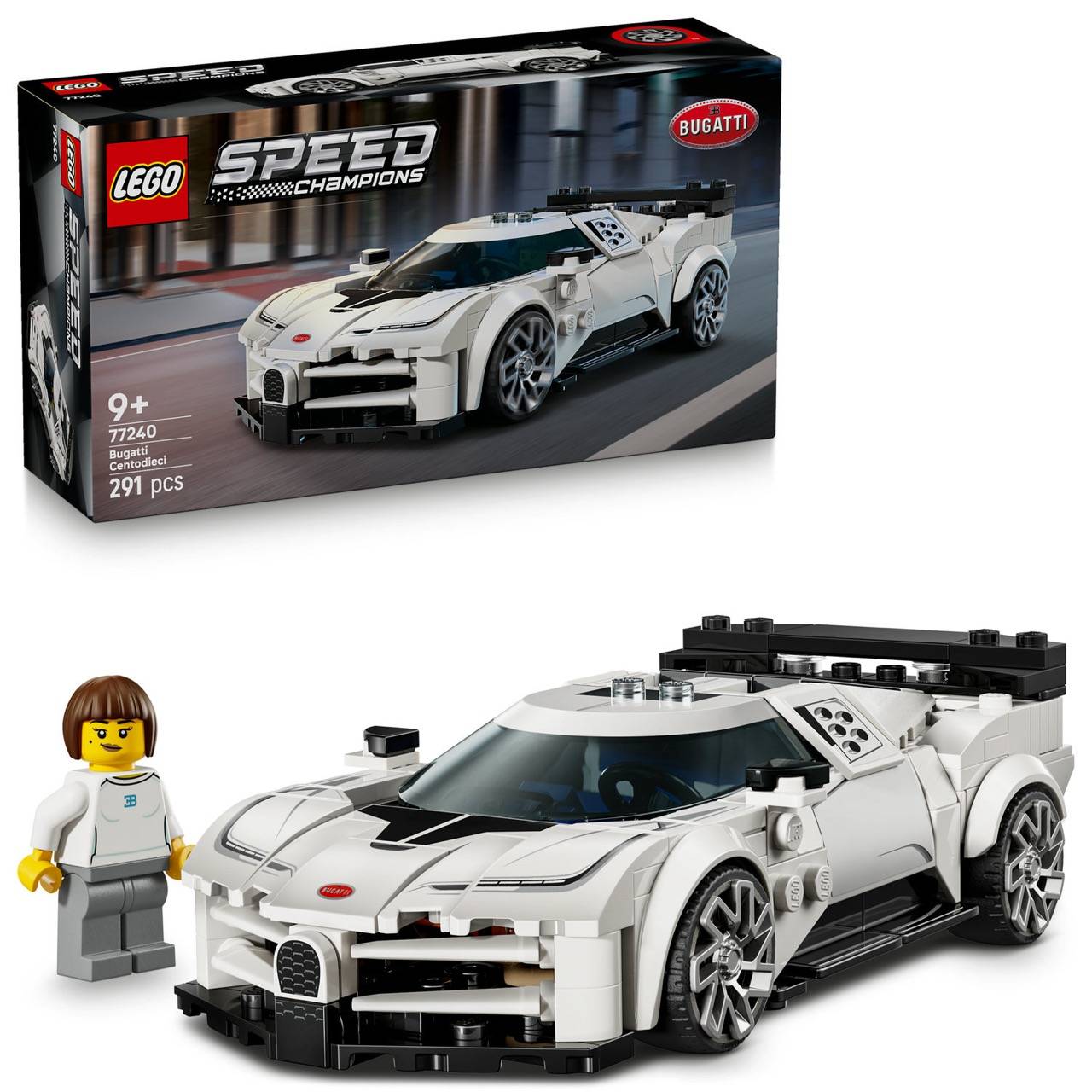 LEGO® 77240 Speed Champions - Bugatti Centodieci Hypersportwagen