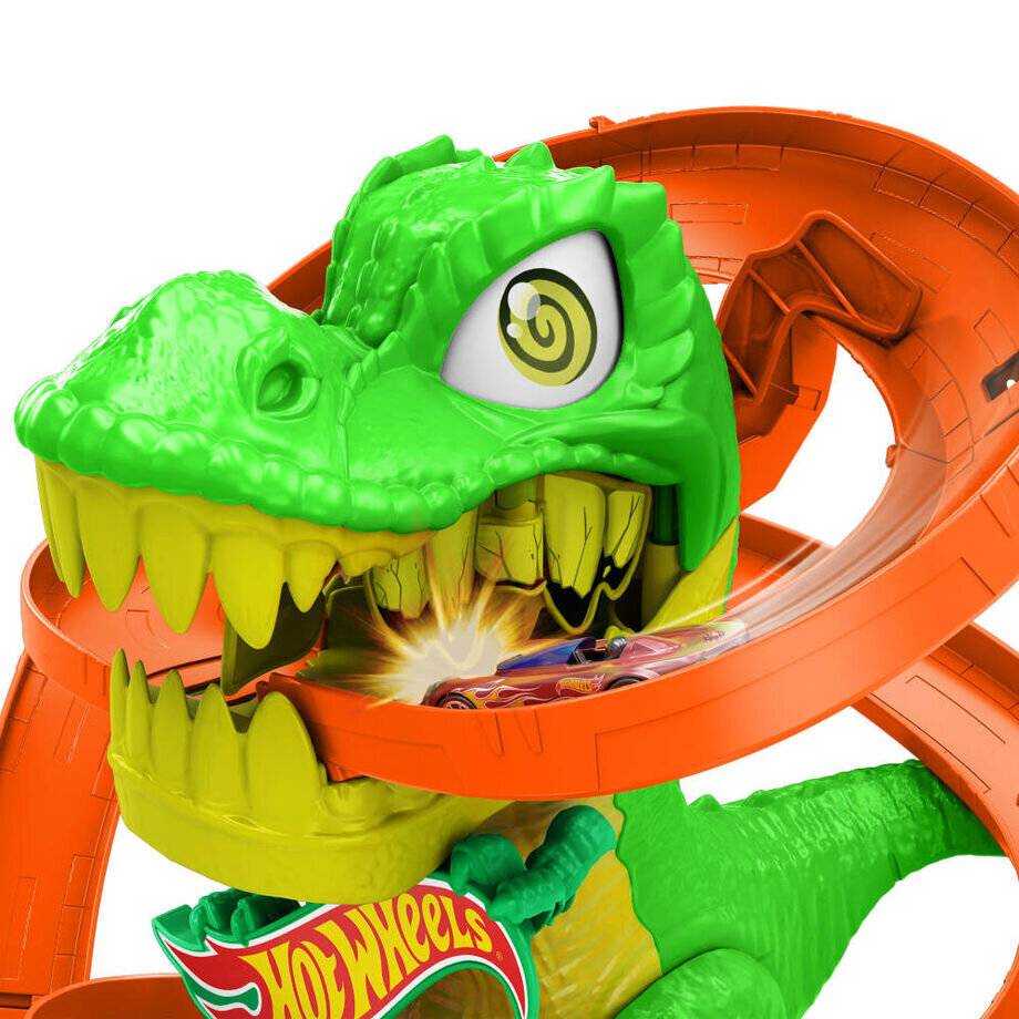 Hot Wheels City T-Rex-Schlacht