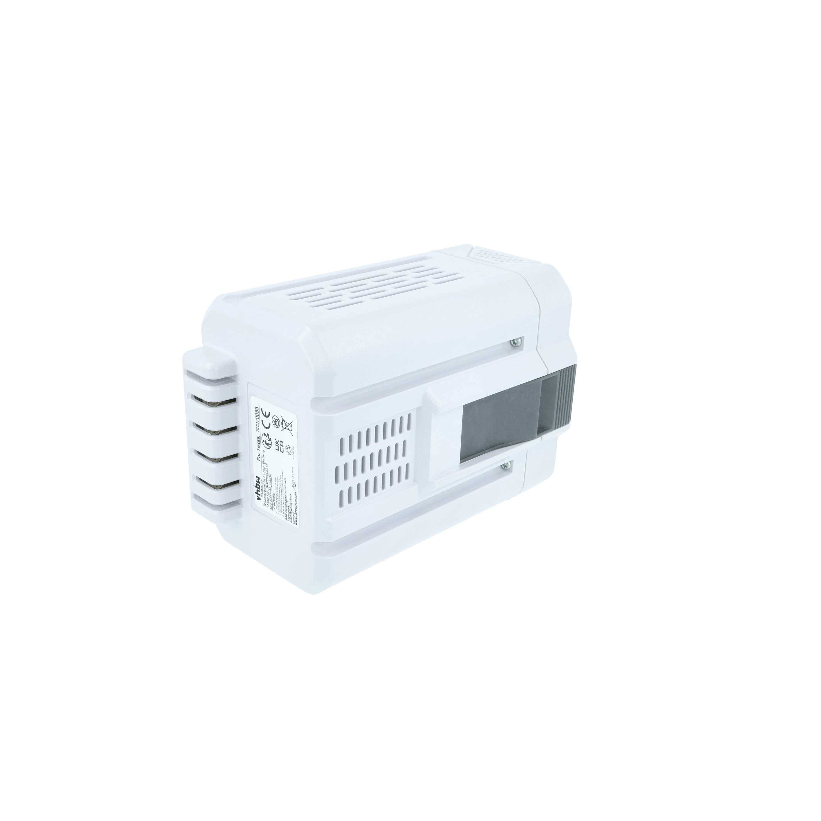 vhbw Akku kompatibel mit Texas HTZ5800, CSZ5800, GTZ5800, BCZ5800, BMZ5800 Rasenmäher Rasentrimmer Elektrosense (5000mAh 58V Li-Ion)