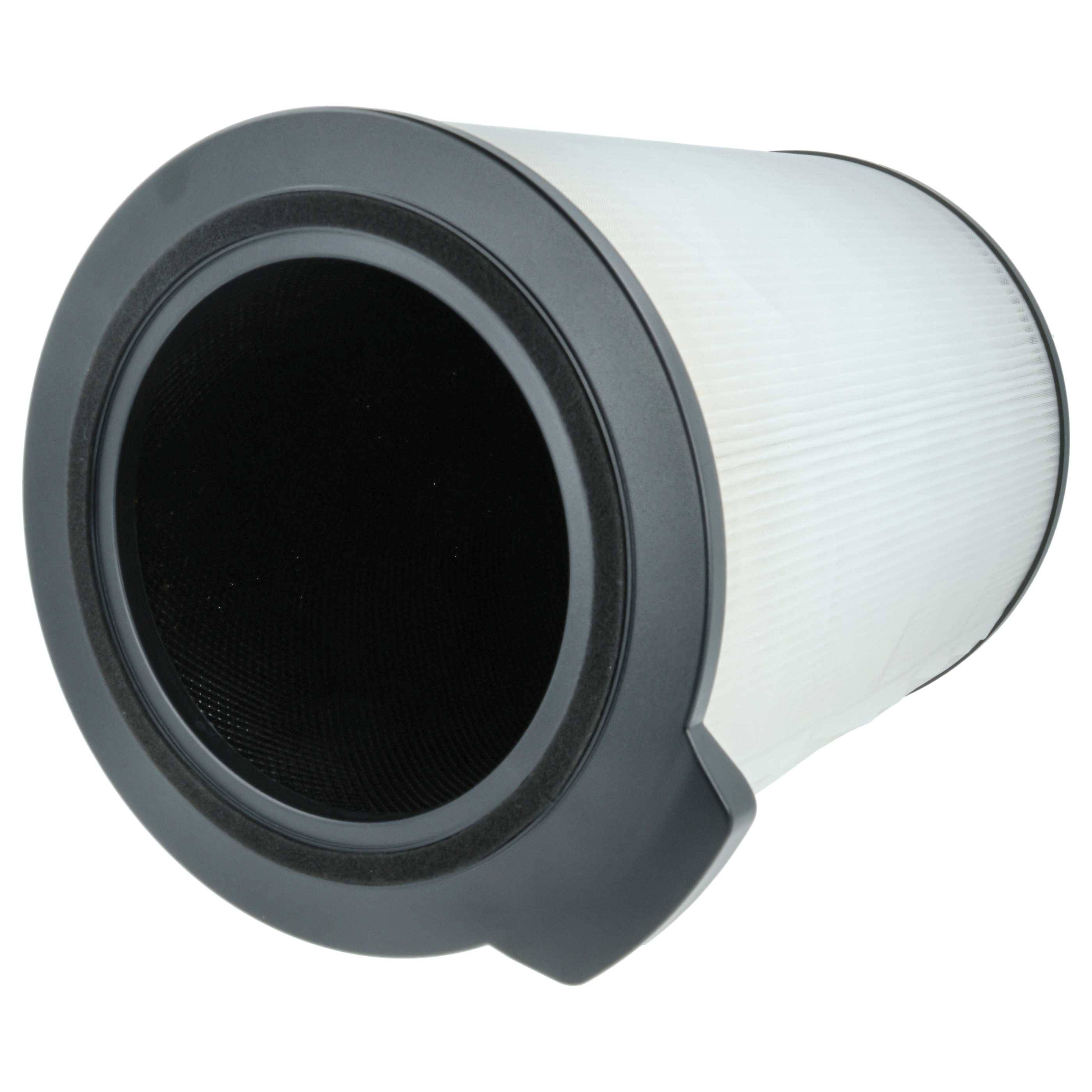 vhbw Aktivkohlefilter Ersatz für Bosch 7733701946 für Luftreiniger - H13 Luftfilter Schwarz Weiß