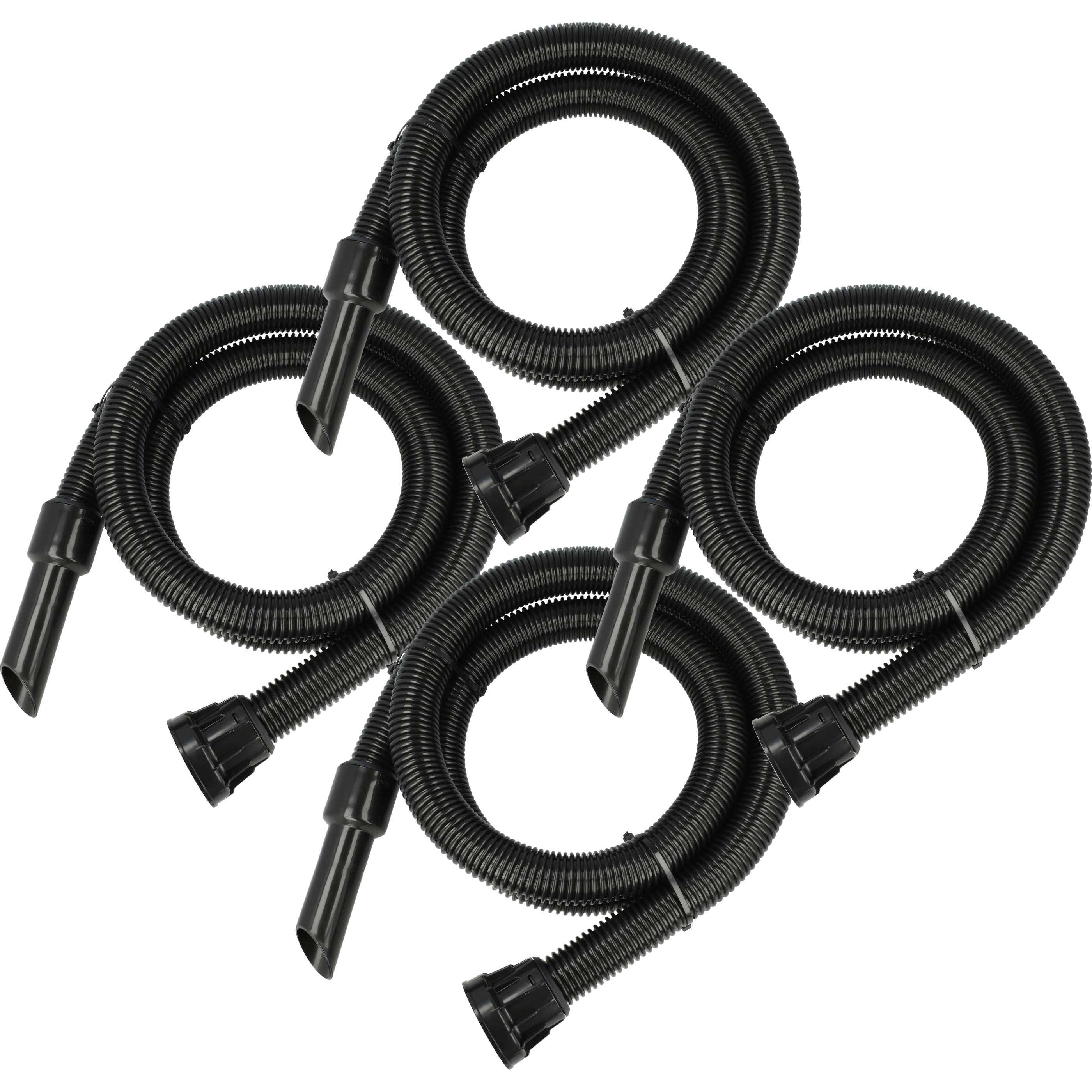 vhbw 4x Ersatz Schlauch kompatibel mit Numatic Henry HVR240, HVR170, HVR200, HXL221, HXL221 A2 Staubsauger - 2,7 m, 32mm Rundanschluss