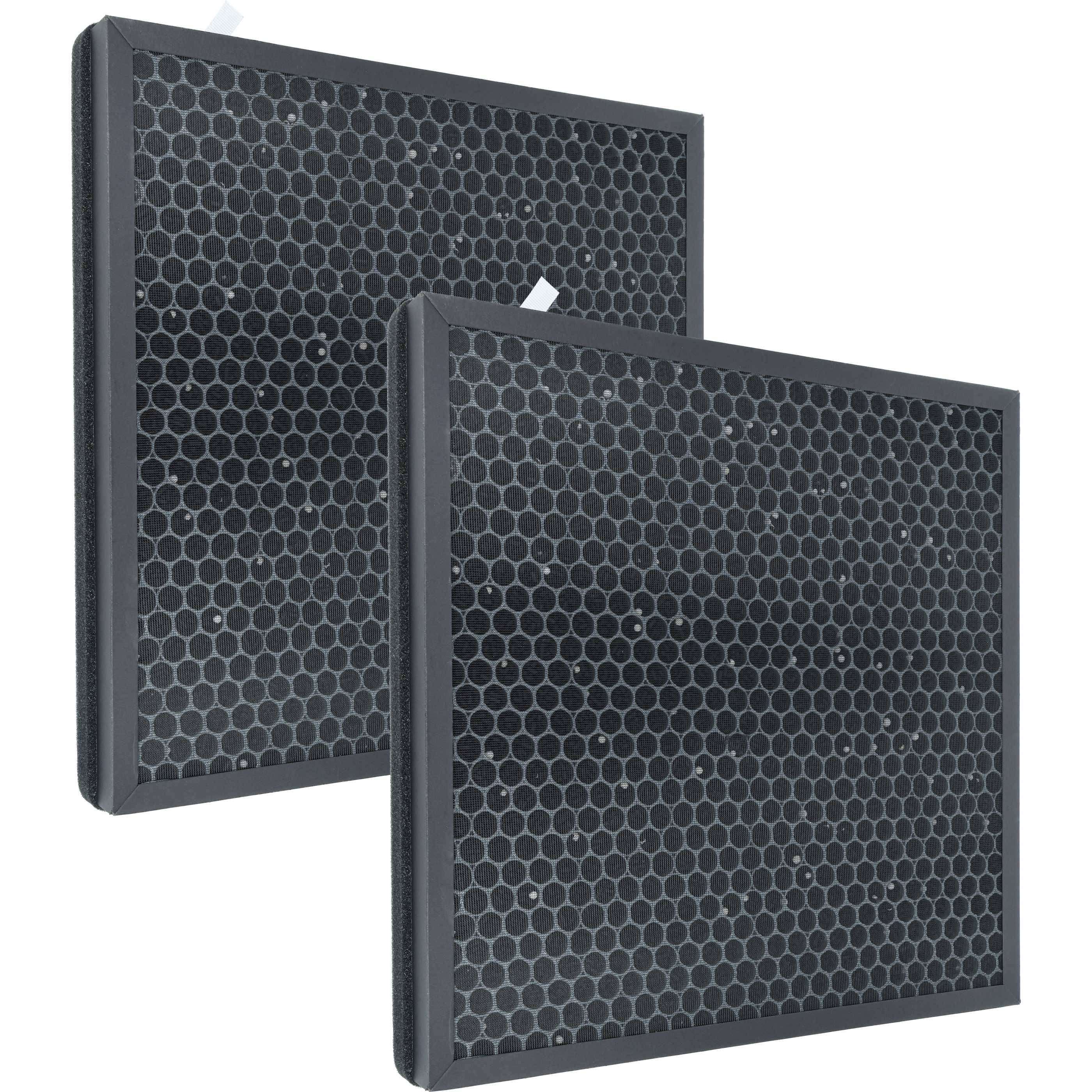 vhbw 2x Luftilter kompatibel mit Fakir Luminoso, Smart Luftreiniger - Kombifilter HEPA (H14) + Aktivkohle