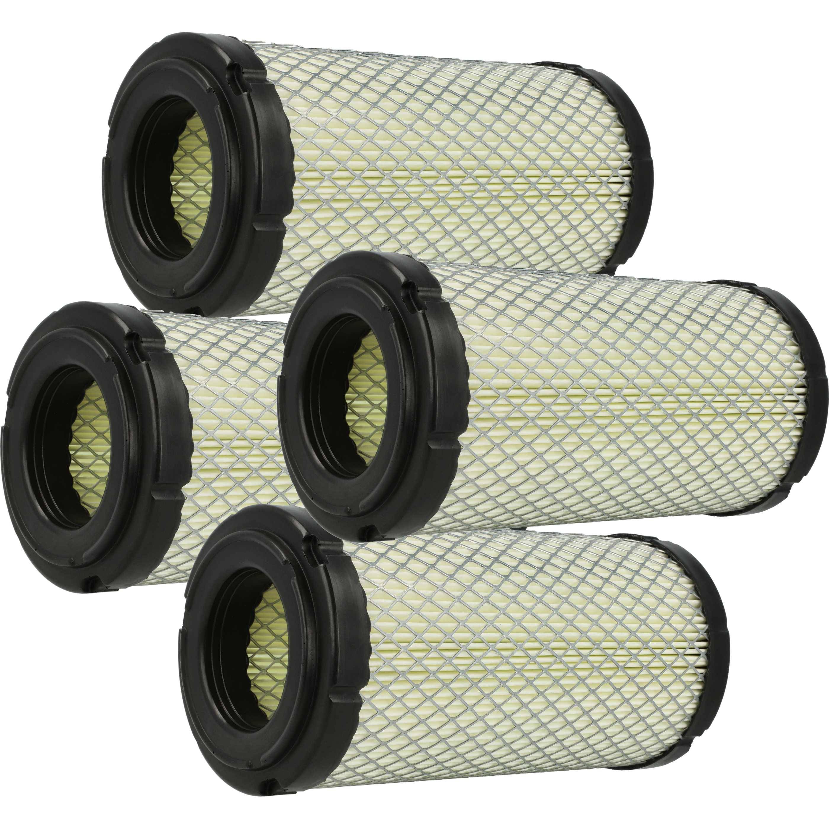vhbw 4x Luftfilter kompatibel mit Allis-Chalmers BD BD3, H H7, AD AD40, AD AD30, AD AD4, AD AD3 Bagger - Äußerer Motorfilter