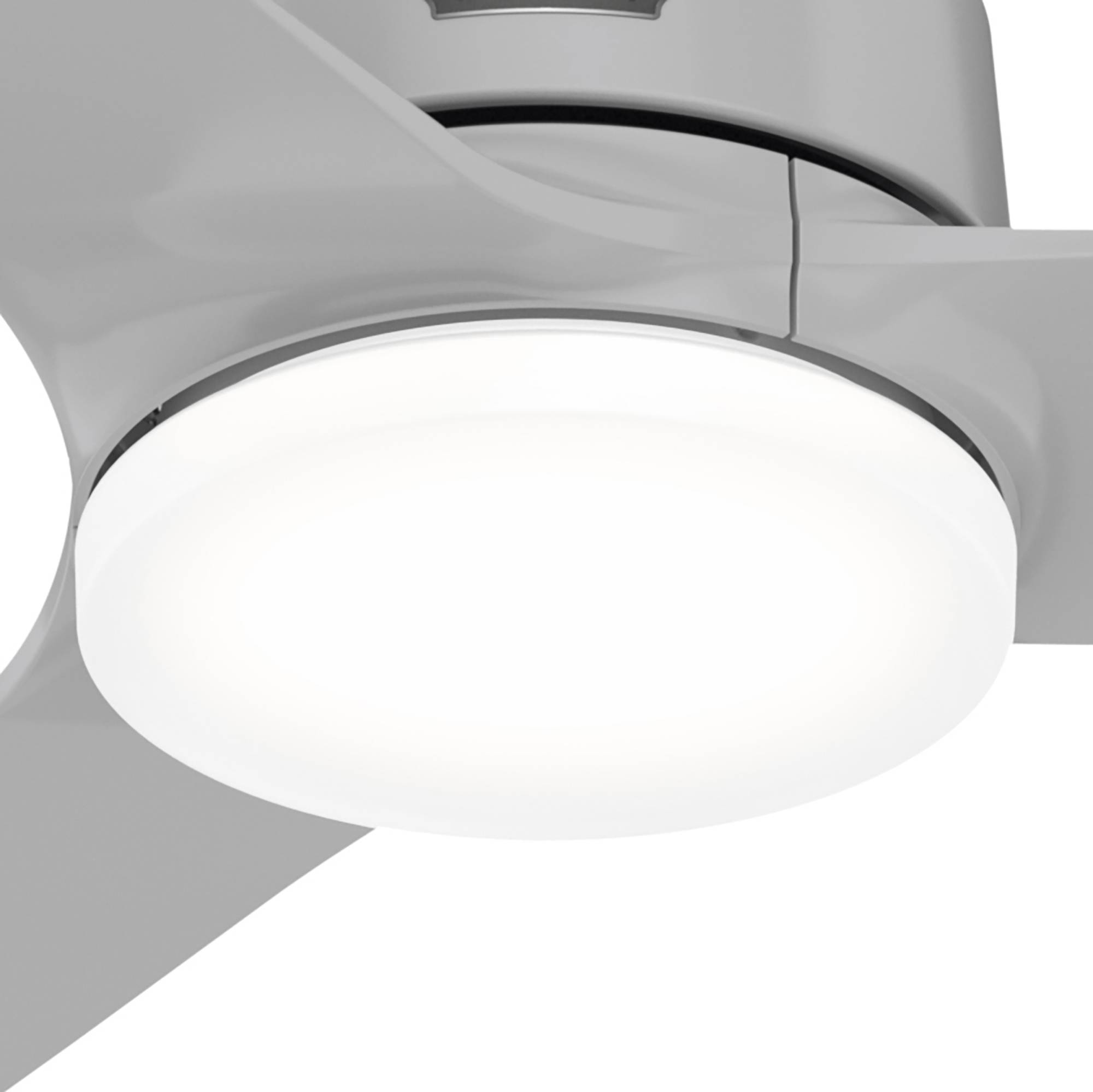 Deckenventilator Galvin Grau mit LED & Fernbedienung