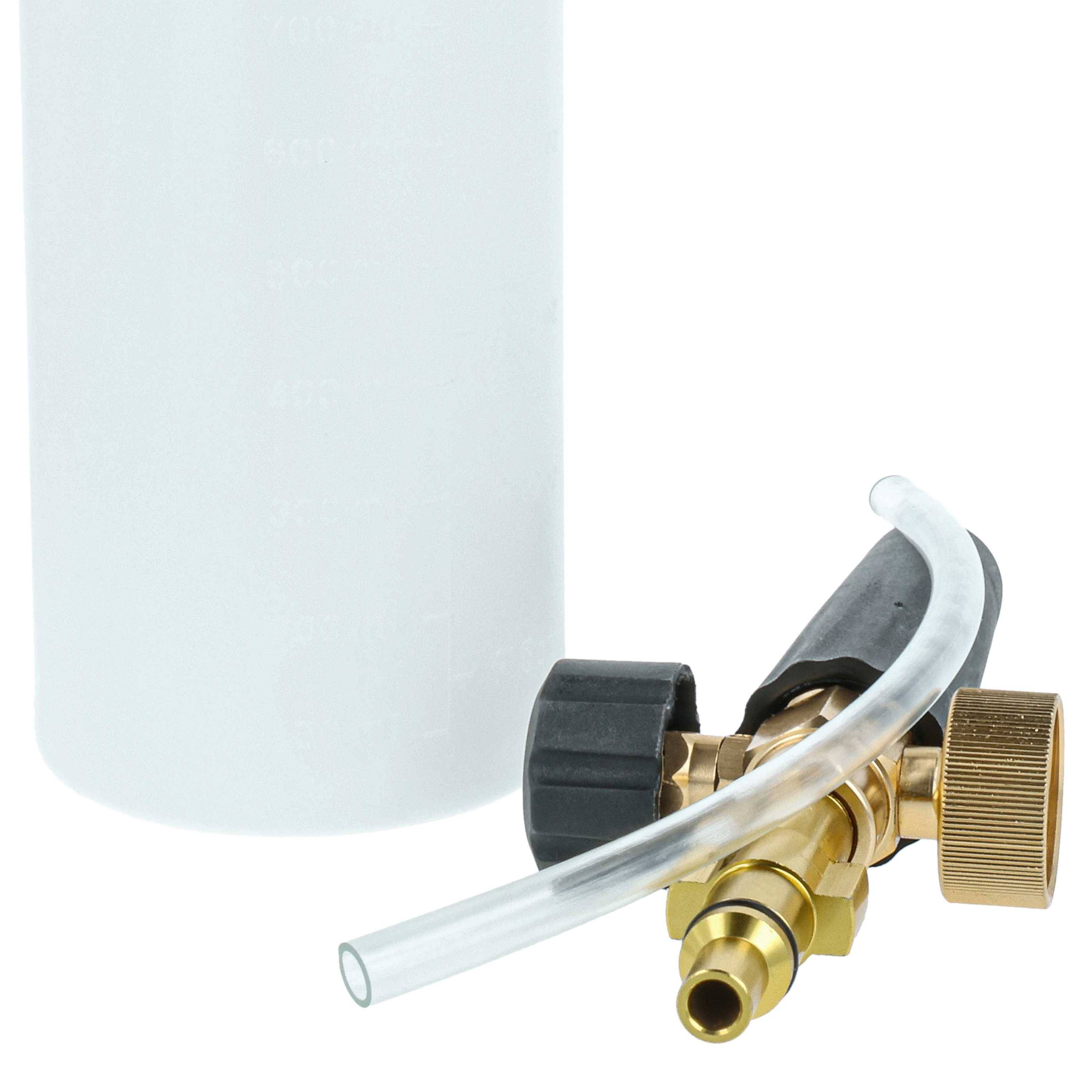 vhbw Schaumlanze kompatibel mit Huter M135-HP Hochdruckreiniger - Inkl. Behälter, Ansaugschlauch