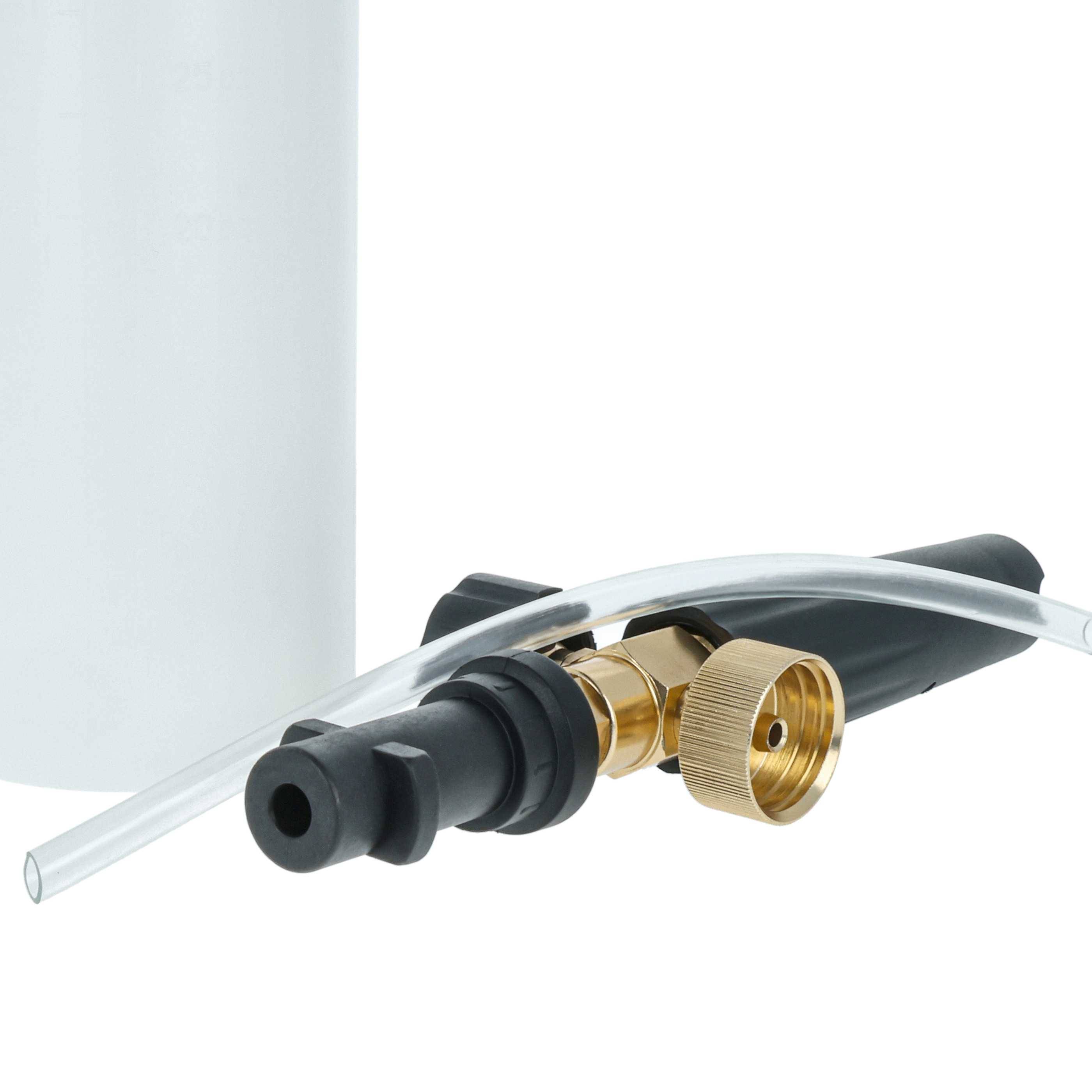 vhbw Schaumlanze kompatibel mit Kärcher K3, K2, K5, K4, K7, K6 Hochdruckreiniger - Inkl. Behälter, Ansaugschlauch - Ersatz für 736900847390