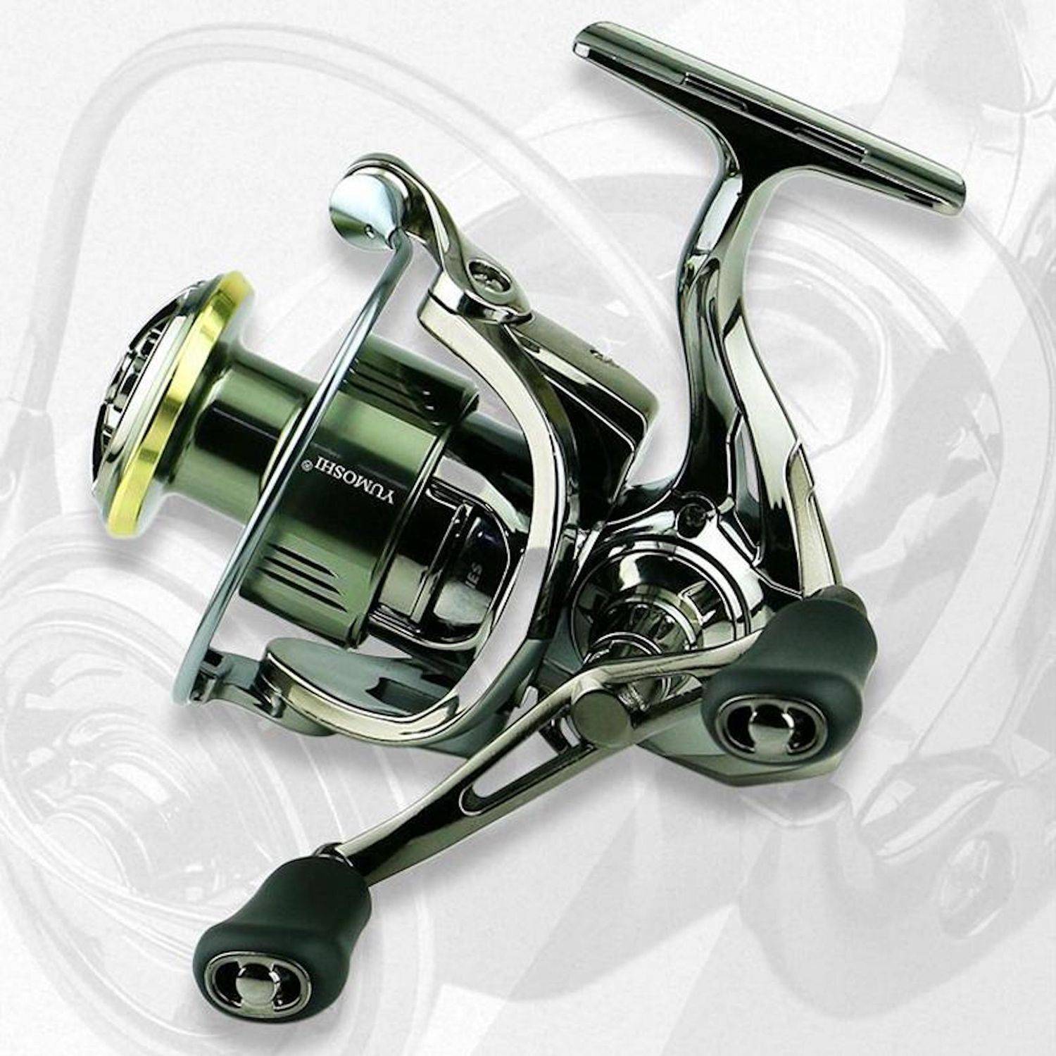 YUMOSHI SE2500 Angelrolle Spinnrolle Dual Handle Zero-Gap 5,2:1 Kompakt