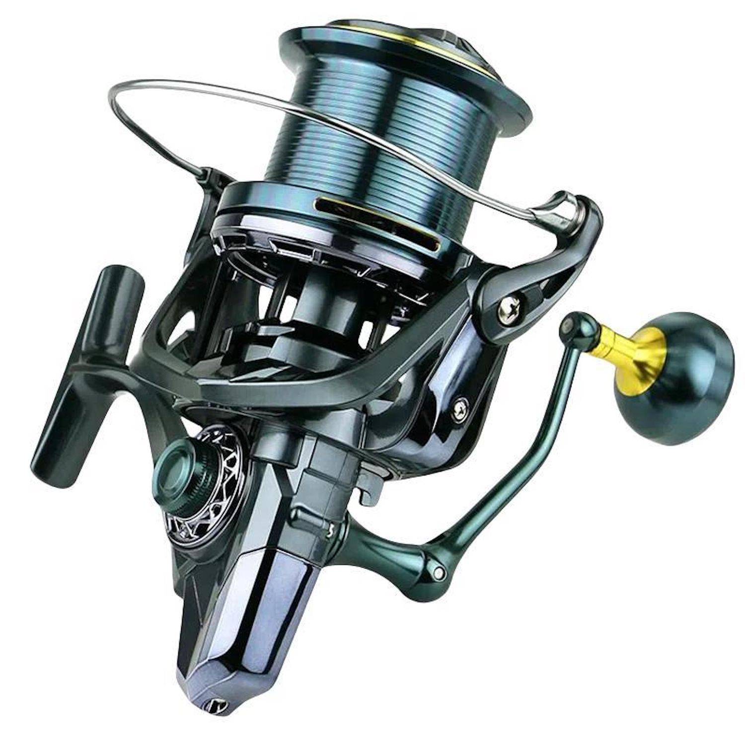YUMOSHI TC14000 Angelrolle Spinnrolle Vollmetall Zero-Backlash 4,7:1 Großfisch