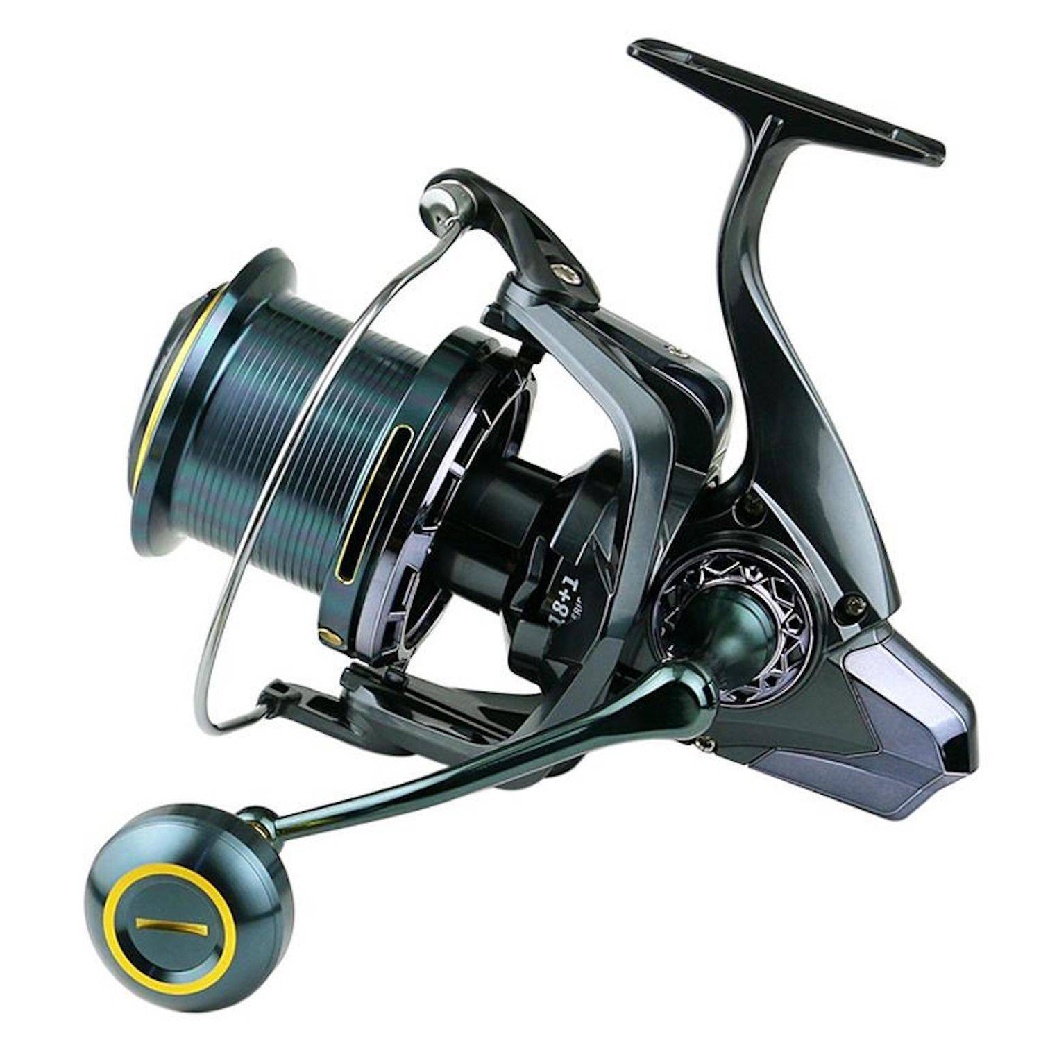YUMOSHI TC14000 Angelrolle Spinnrolle Vollmetall Zero-Backlash 4,7:1 Großfisch