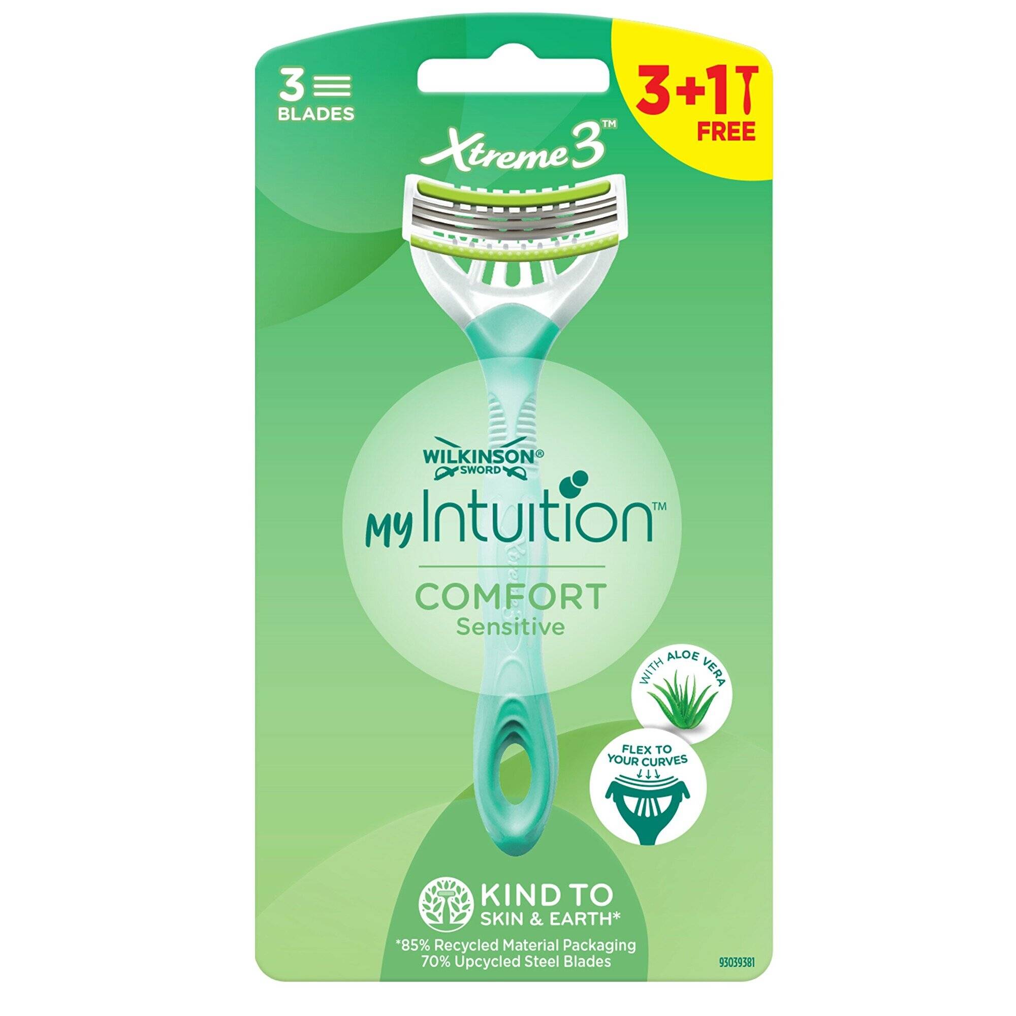 WILKINSON My Xtreme3 Comfort Sensitive Einwegrasierer Frauen 4 Stk.