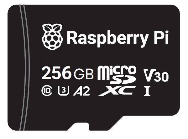 Raspberry Pi microSDXC Speicherkarte, A2, Class 10, U3, 256GB