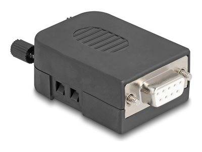 DELOCK Sub-D Steckergehäuse 9Pin inkl.Verbinderbuchse232-485 Multimedia-Technik Adapter