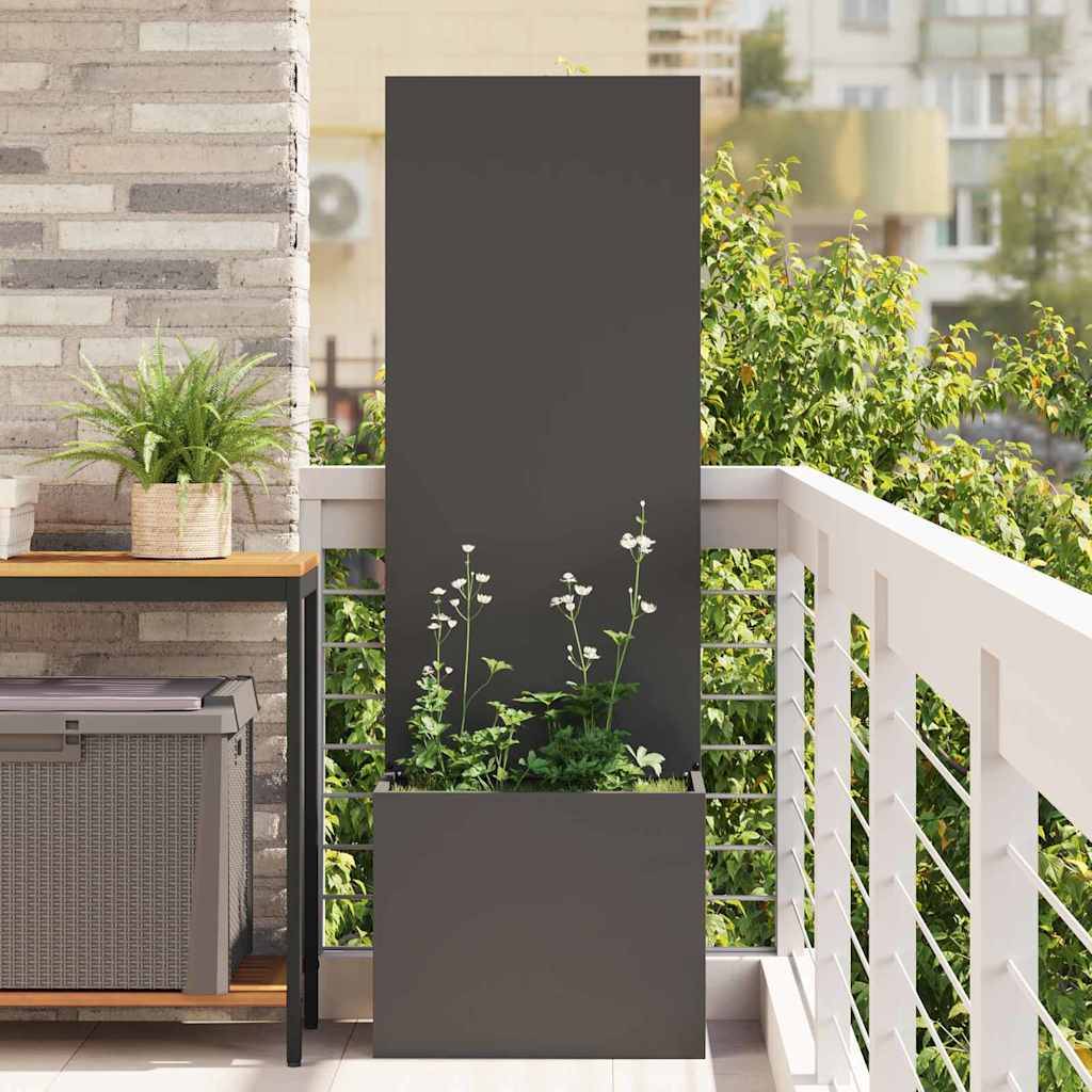 vidaXL Garten Sichtschutz-Leinwand Schwarz 50 x 150 cm