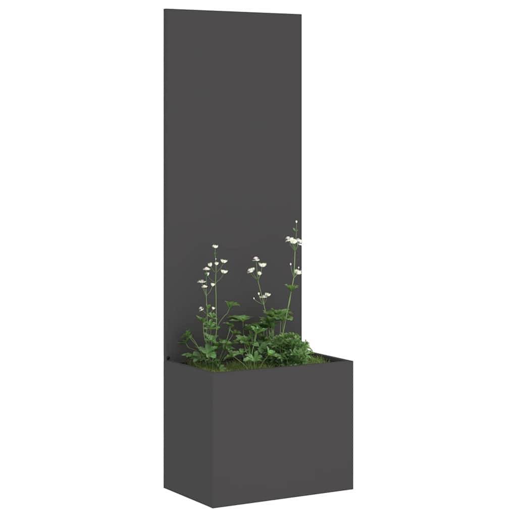 vidaXL Garten Sichtschutz-Leinwand Schwarz 50 x 150 cm