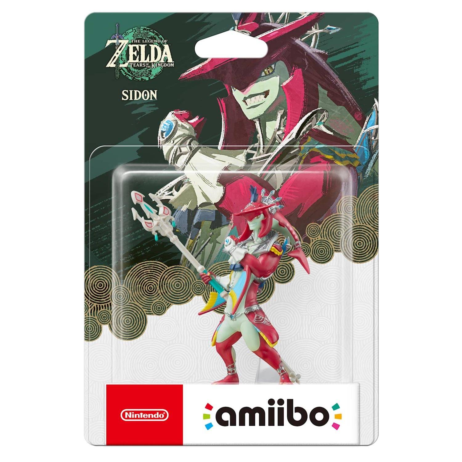 Eine Amiibo-Figur eines Charakters namens Sidon aus der 