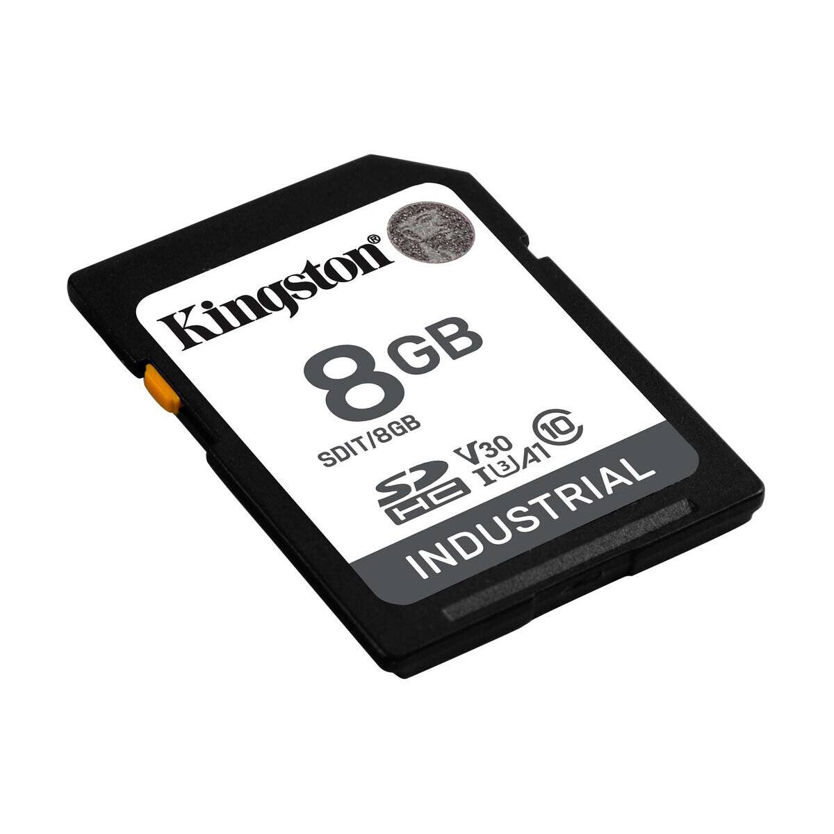 Industrial 8 GB SDHC (schwarz, UHS-I U3, Class 10, V30, A1)