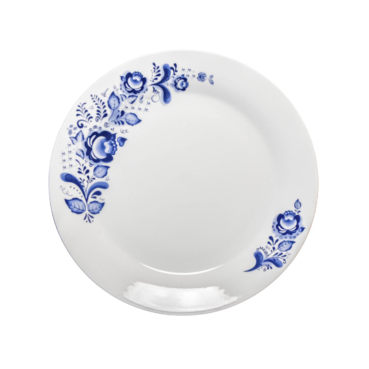 Teller 3er Set Gzhel Ø 26,5 cm