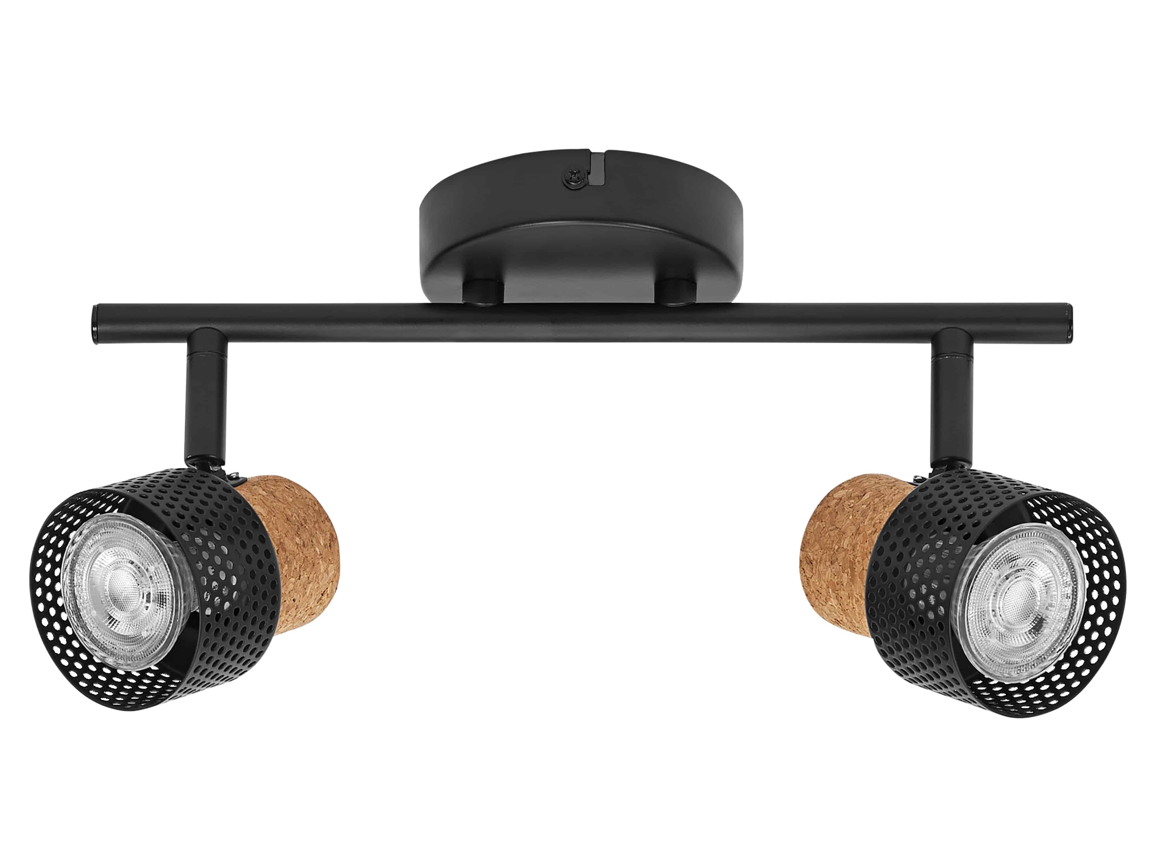 OSRAM LED-Deckenleuchte, GU10, 6,8 W, 460 lm, 2700 K, 2-Spot-Leuchte, dimmbar