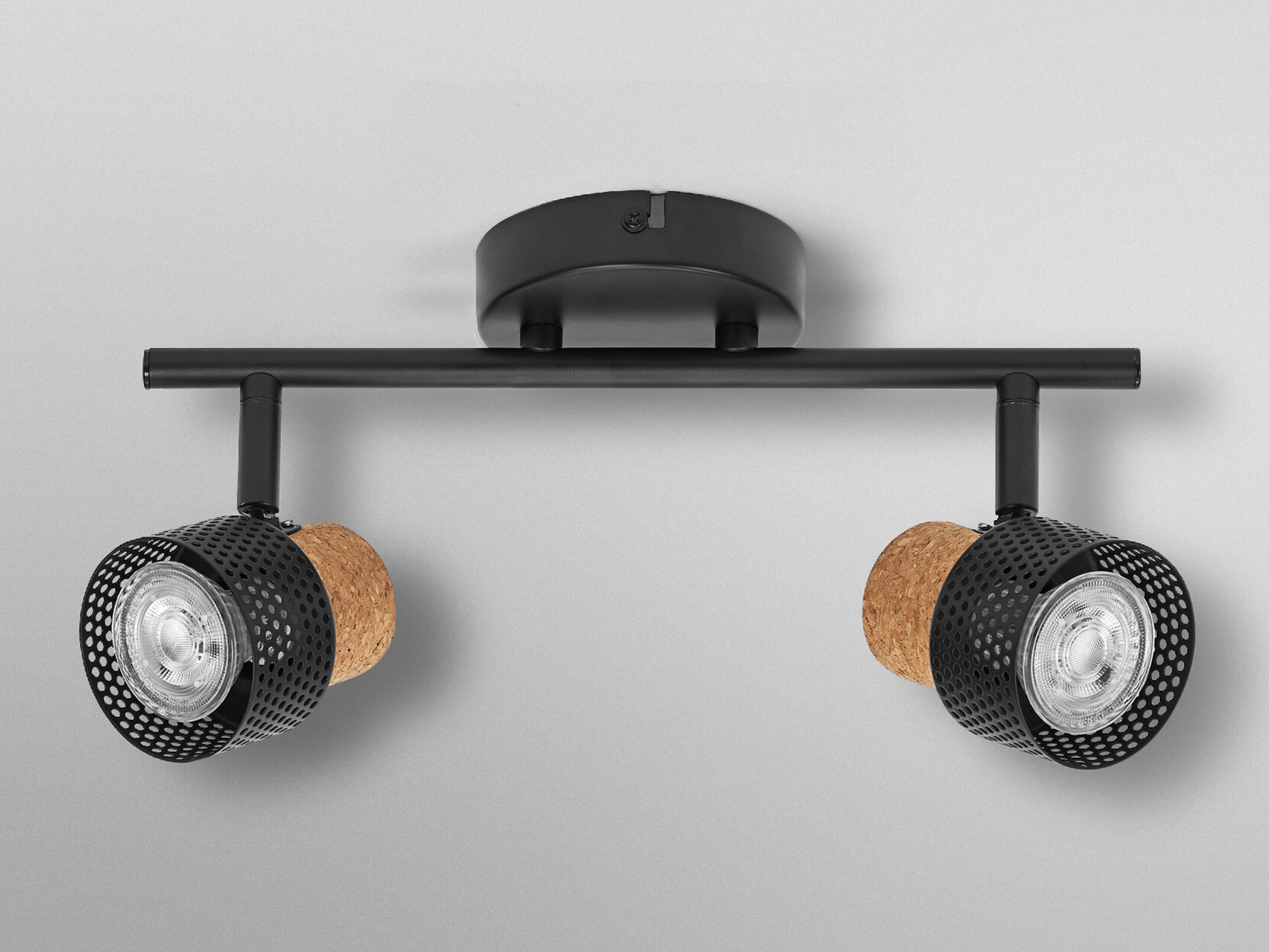 OSRAM LED-Deckenleuchte, GU10, 6,8 W, 460 lm, 2700 K, 2-Spot-Leuchte, dimmbar