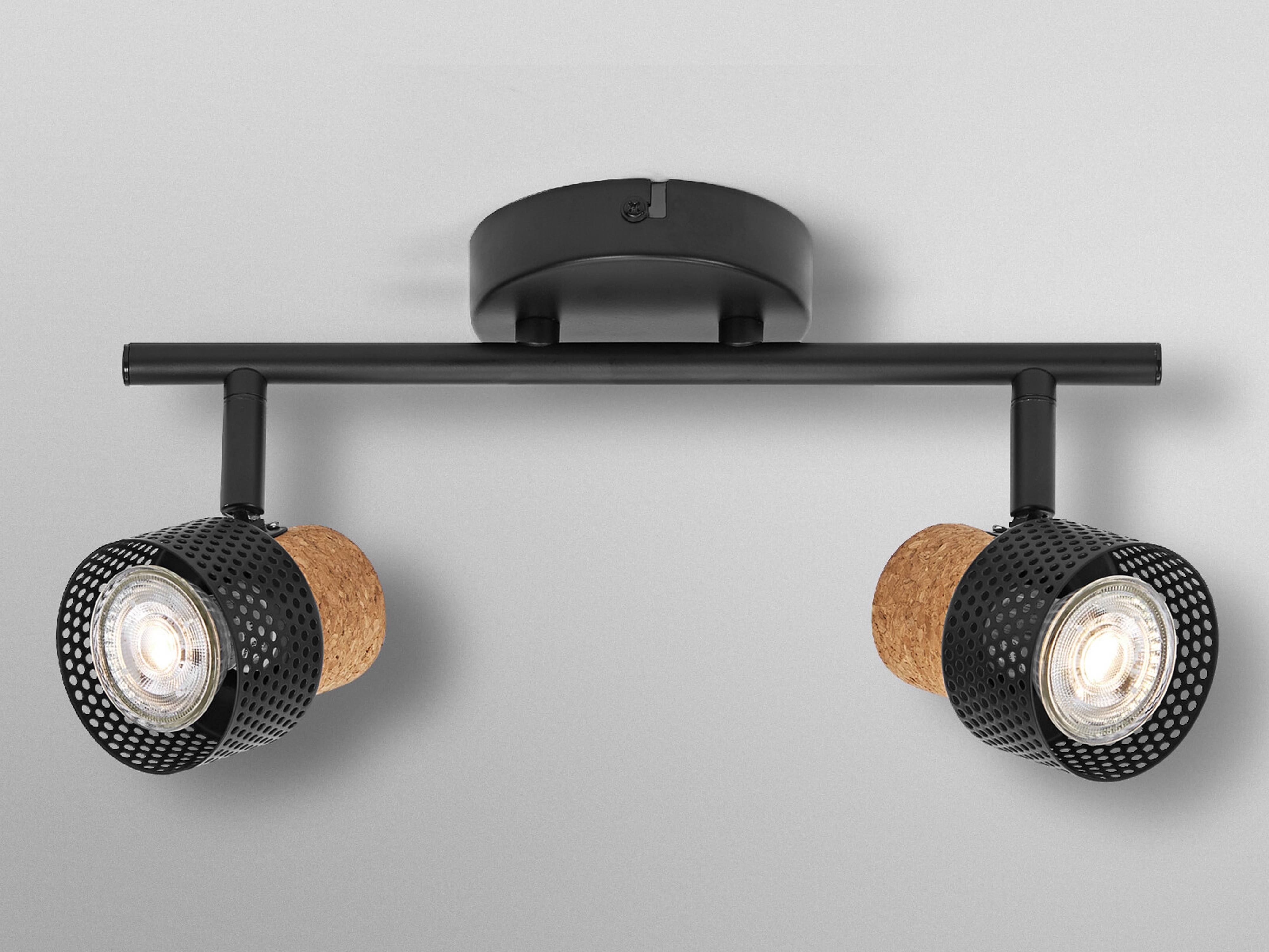 OSRAM LED-Deckenleuchte, GU10, 6,8 W, 460 lm, 2700 K, 2-Spot-Leuchte, dimmbar