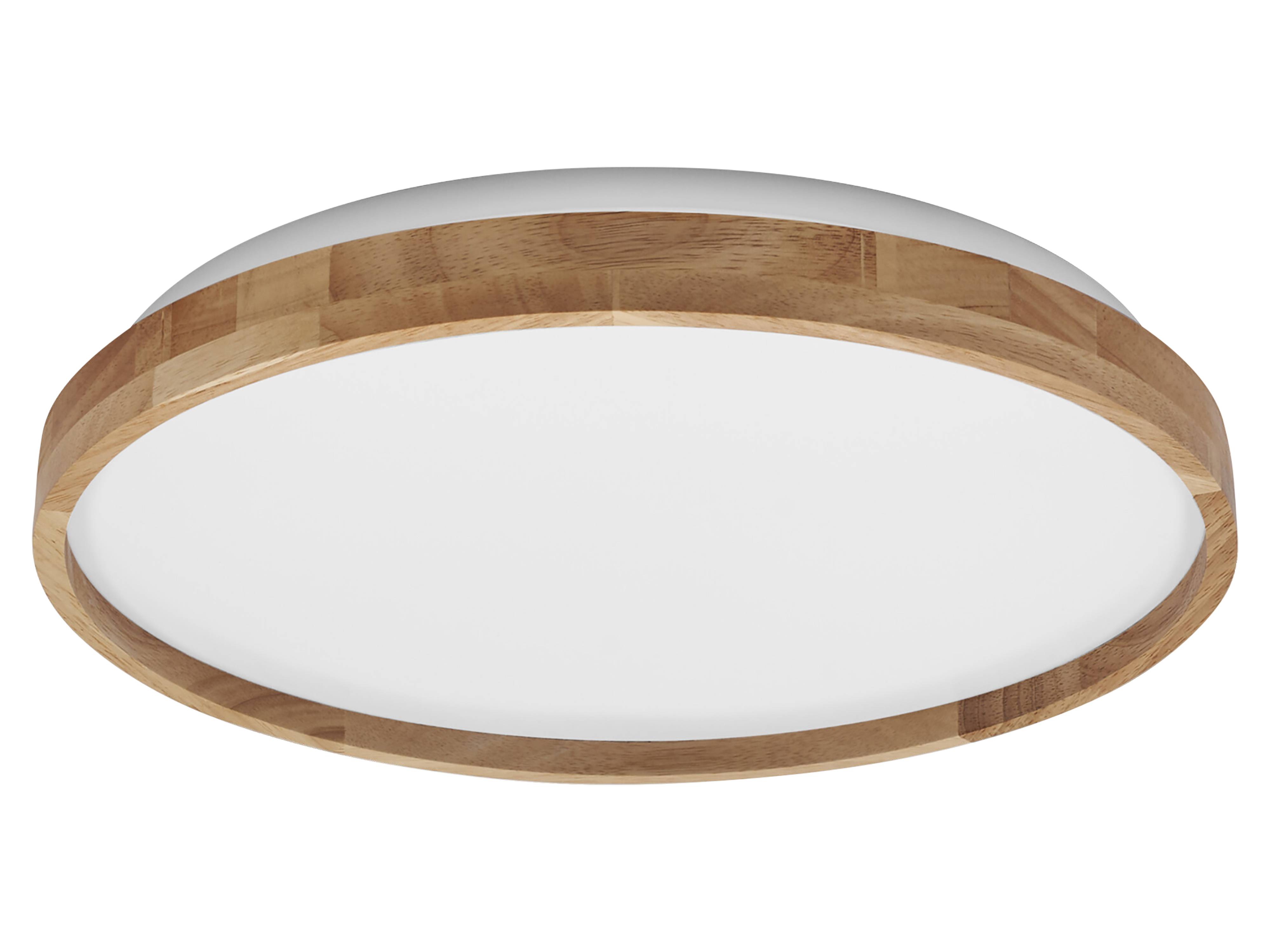 OSRAM LED-Deckenleuchte mit Holzring, 16 W, 3000 K, Dimmbar, EEK: E, 1000 lm, IP20, warmweiß