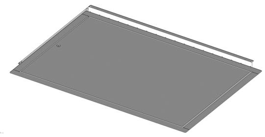 Wolf Revisionsklappe für FWL-F-100 Unterputzkasten - 1800656