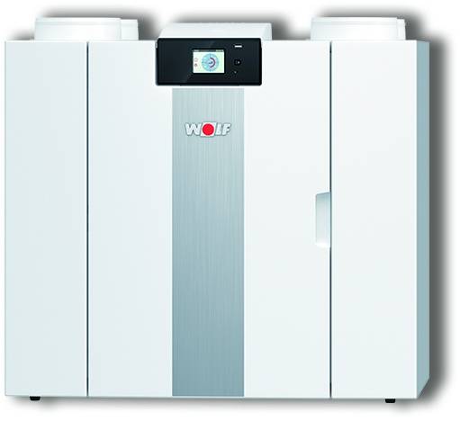 Wolf Comfort-Wohnungs-Lüftung CWL-2-325, 4/0 L Revtür. links Enthalpie - 2139587