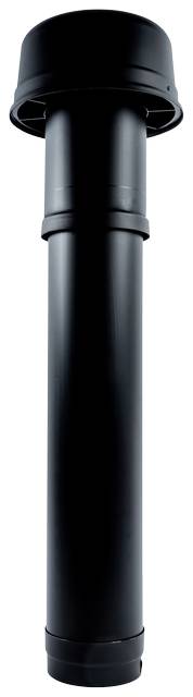 Wolf Dachdurchführung DN180 isoliert, L:1159mm, schwarz, für CWL - 2575803