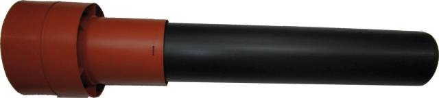 Wolf Dachdurchführung DN160 isoliert, L:1159mm, rot, für CWL - 2577000