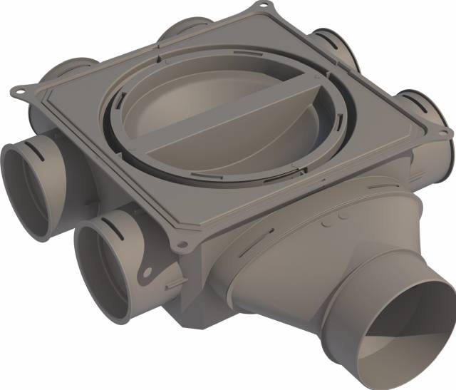 Wolf Luftverteiler Flach mini 6-75 für CWL - 2577836