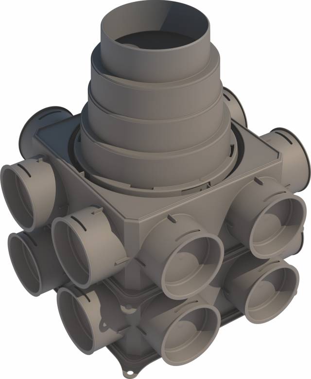 Wolf Luftverteiler Flach mini 16-75 für CWL - 2577837