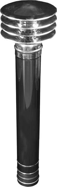 Wolf Aussenluftturm mit Lamellenhaube DN160, für CWL - 2577927