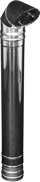 Wolf Aussenluftturm mit 90 Gr. Bogen DN160, für CWL - 2577928