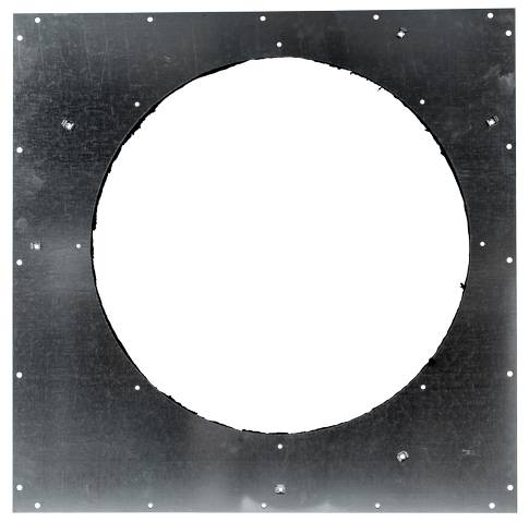 Wolf Adapterblech TLHD 63 zur Verbindung von rundem Schiebestück - 6511588