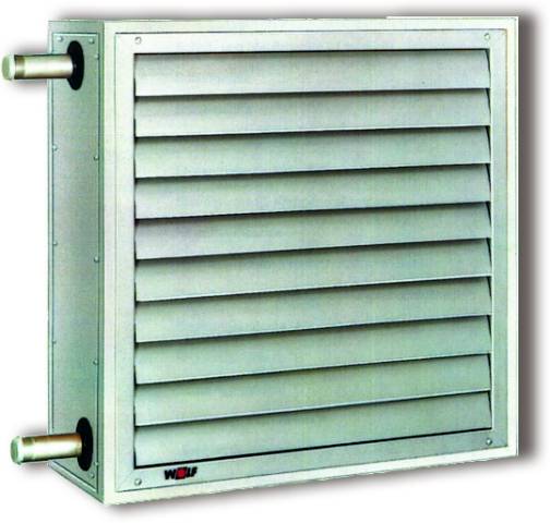 Wolf Luftheizer LH-EC63 Typ D - 230V Luftr. horizontal, WTA Stahl-verzinkt - 6523851