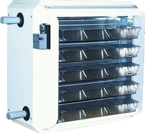 Wolf Luftheizer TopWing TLHK 40 - 400V Induktionsjalousie handverstellbar - 6523651