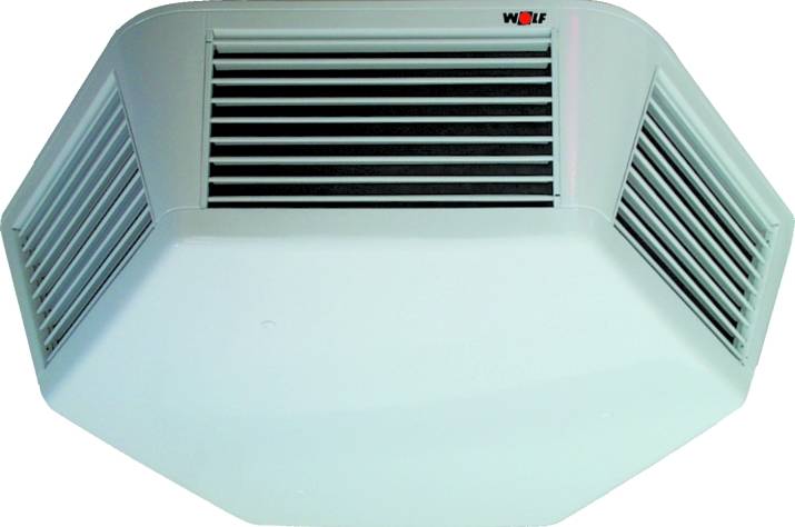 Wolf Luftheizer TopWing TLHD-EC 40-230V für Mischluftbetrieb, Heizen - 6523783