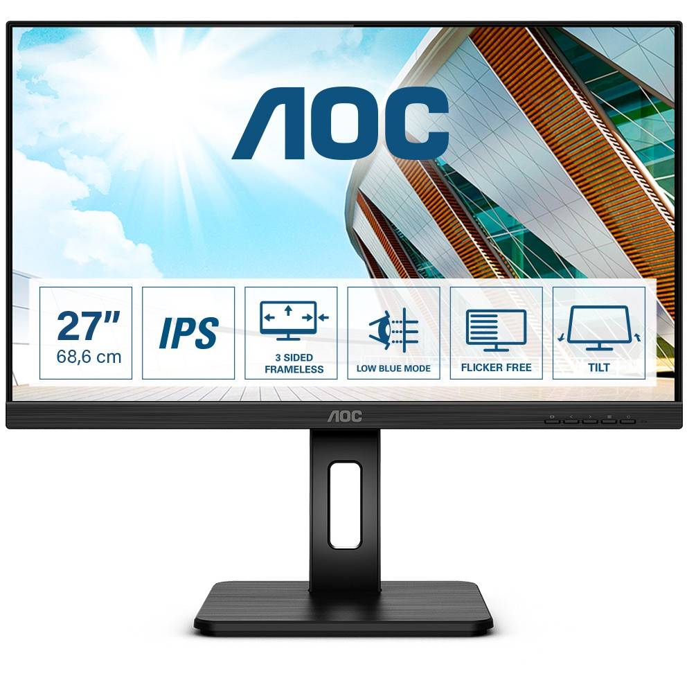AOC P2 Q27P2Q LED display Eingabe / Ausgabe Bluetooth, DAC und Kopfhörer-Verstärker