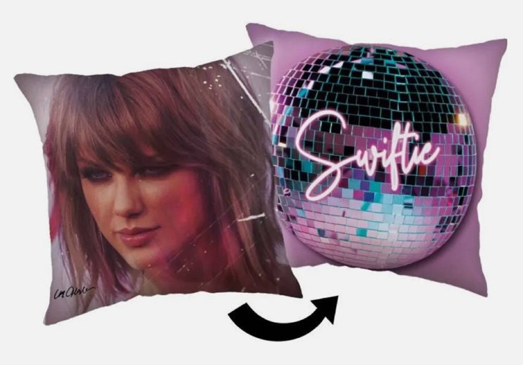 Jerry Fabrics Taylor Swift Dekokissen, weich, Motiv: Swiftie, 40 x 40 cm