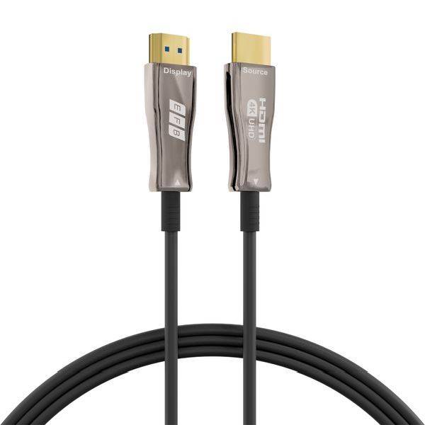 EFB Elektronik HDMI Glasfaserkabel AOC aktiv 4K60Hz schwarz - Kabel - Digital/Display/Video