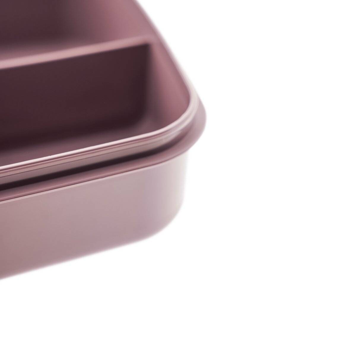 Michelino Vorratsdose mit Trennwand Brotdose – 1100 ml Frischhaltedose rechteckig Lila