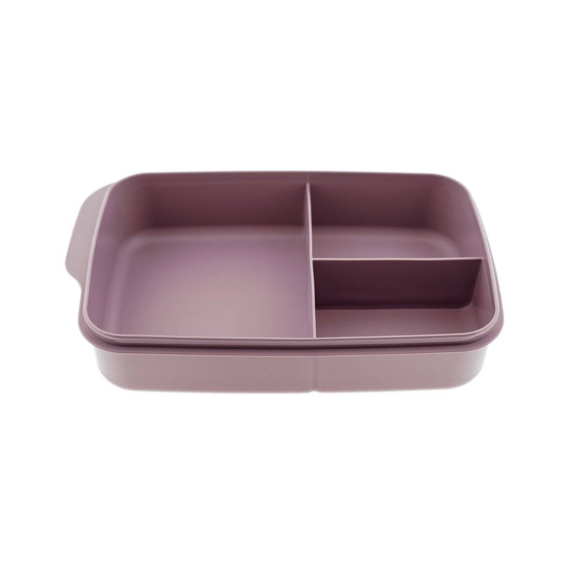 Michelino Vorratsdose mit Trennwand Brotdose – 1100 ml Frischhaltedose rechteckig Lila