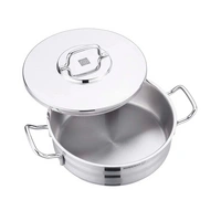 Korkmaz Astra2 Low Casserole 24 x 8 cm - 3,5 L, Edelstahl-Kochtopf mit Deckel Korkmaz Astra2 Low Casserole 24 x 8 cm - 3,5 L, Edelstahl-Kochtopf mit Deckel