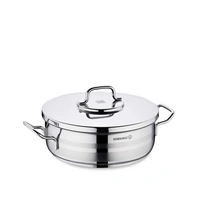 Korkmaz Astra2 Low Casserole 26 x 8,5 cm - 4,5 L, Edelstahl-Kochtopf mit Deckel Korkmaz Astra2 Low Casserole 26 x 8,5 cm - 4,5 L, Edelstahl-Kochtopf mit Deckel