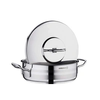 Korkmaz Astra2 Low Casserole 26 x 8,5 cm - 4,5 L, Edelstahl-Kochtopf mit Deckel Korkmaz Astra2 Low Casserole 26 x 8,5 cm - 4,5 L, Edelstahl-Kochtopf mit Deckel